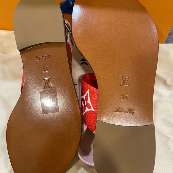 New Louis Vuitton Escale Monogram Giant 38 Rouge - Picture 4 of 6